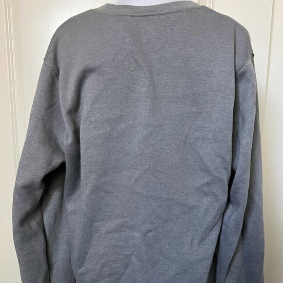 Columbia Gray Crewneck Long Sleeve Sweater Sweatshirt Size Large - Picture 11 of 14
